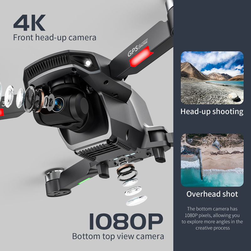 L106 Pro 3 Drone 5G WIFI FPV D - Drone Gimbal 2 Axis avaliação e preço